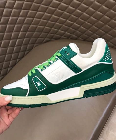 groene louis vuitton schoenen